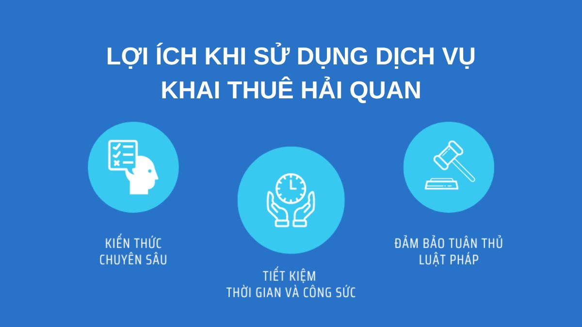 Lợi ích khi sử dụng dịch vụ khai thuê hải quan