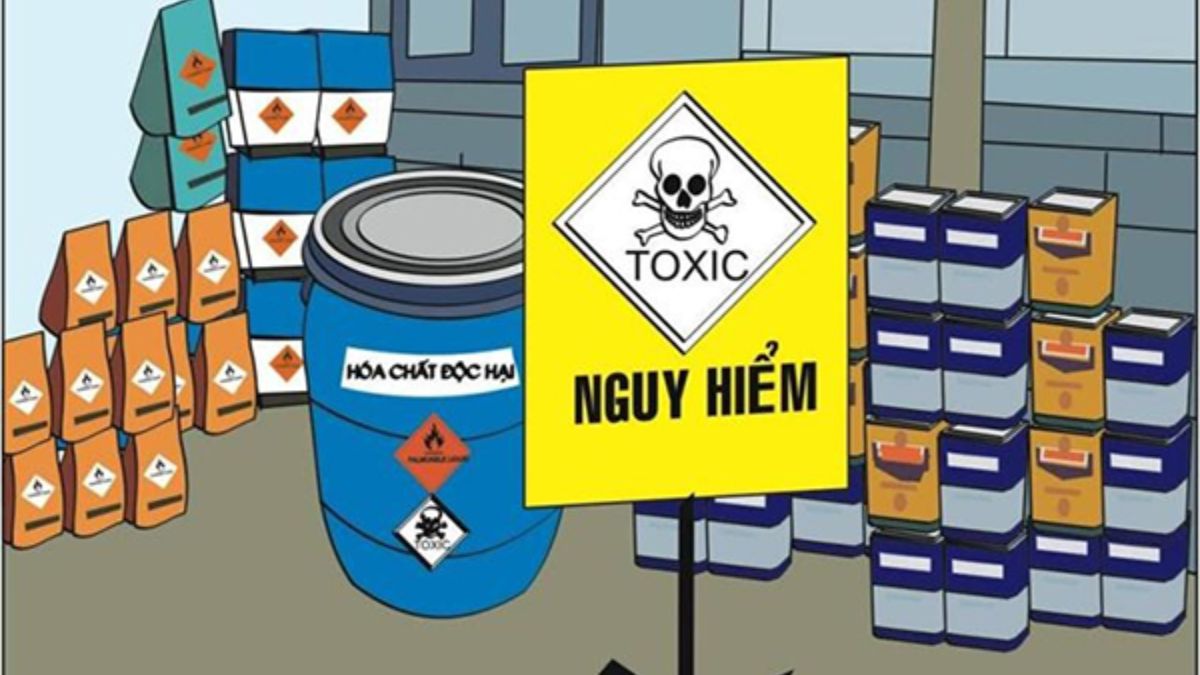 Các mặt hàng bắt buộc phải có bảng chỉ dẫn an toàn hóa chất