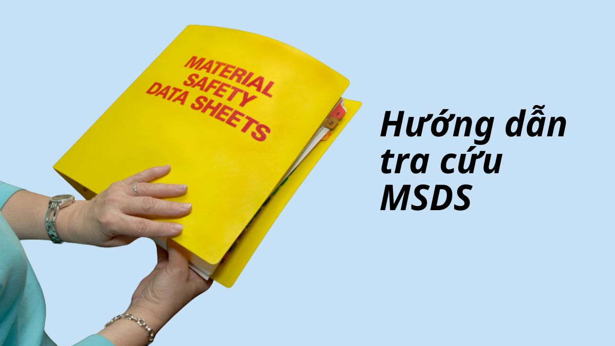 Hướng dẫn tra cứu MSDS