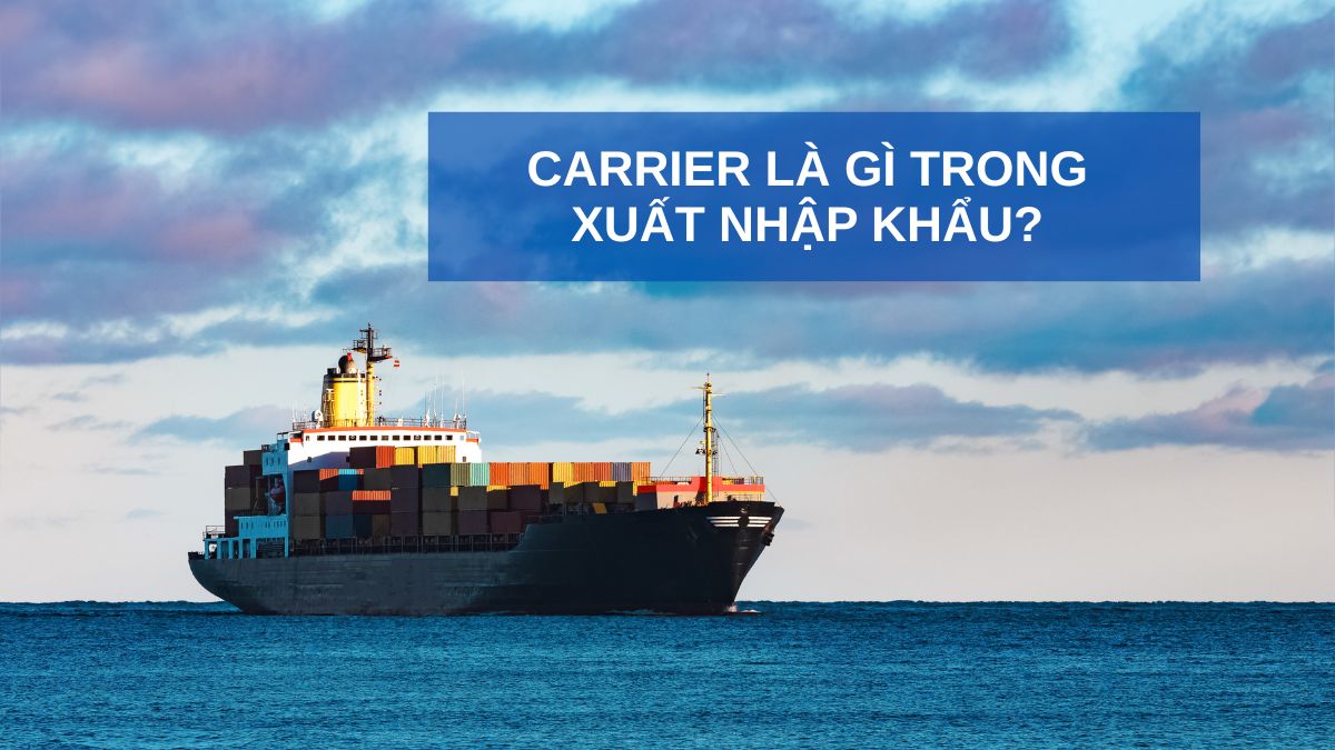 Carrier là gì trong xuất nhập khẩu