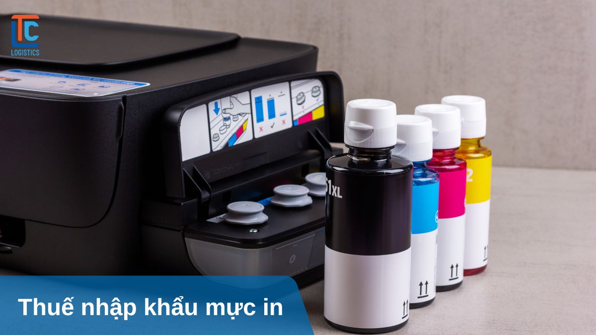 Thuế nhập khẩu mực in