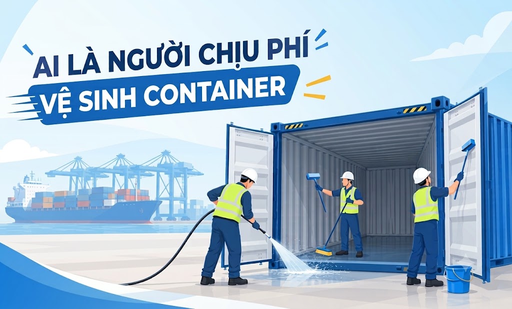 Ai là người chịu phí vệ sinh container