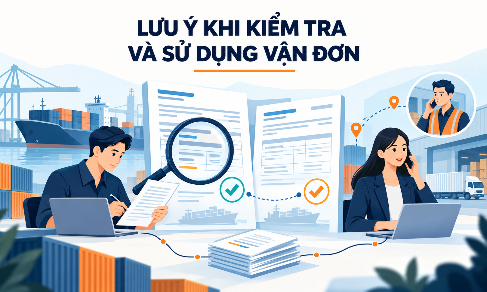 Những lưu ý khi kiểm tra và sử dụng vận đơn
